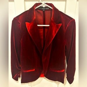 Red Velvet blazer